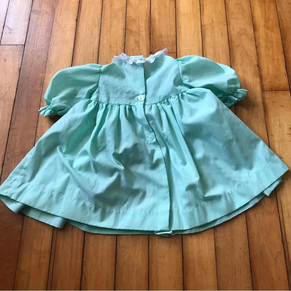 Vintage Rosalina Smocked Dress Size 22” - Picture 5 of 11